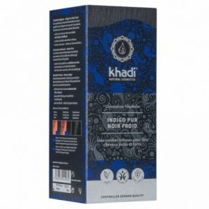 Khadi : Indigo Pur Noir Froid