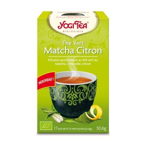 Yogi Tea : Thé vert Matcha citron